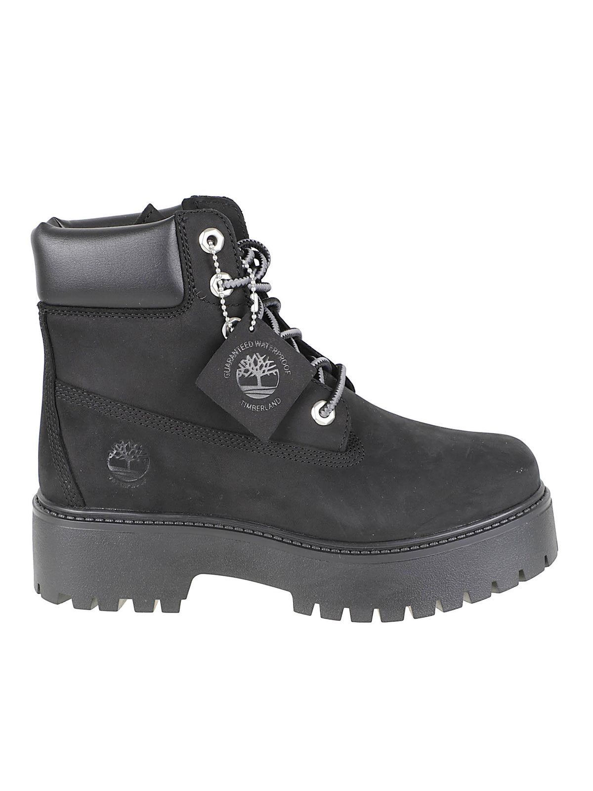 STIVALETTO DONNA STONE STREET 6 INCH - TIMBERLAND <BR/> TB1A5RH5 0151 JET BLACK TIMBERLAND 