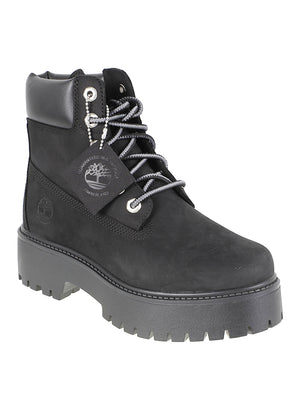 STIVALETTO DONNA STONE STREET 6 INCH - TIMBERLAND <BR/> TB1A5RH5 0151 JET BLACK TIMBERLAND 