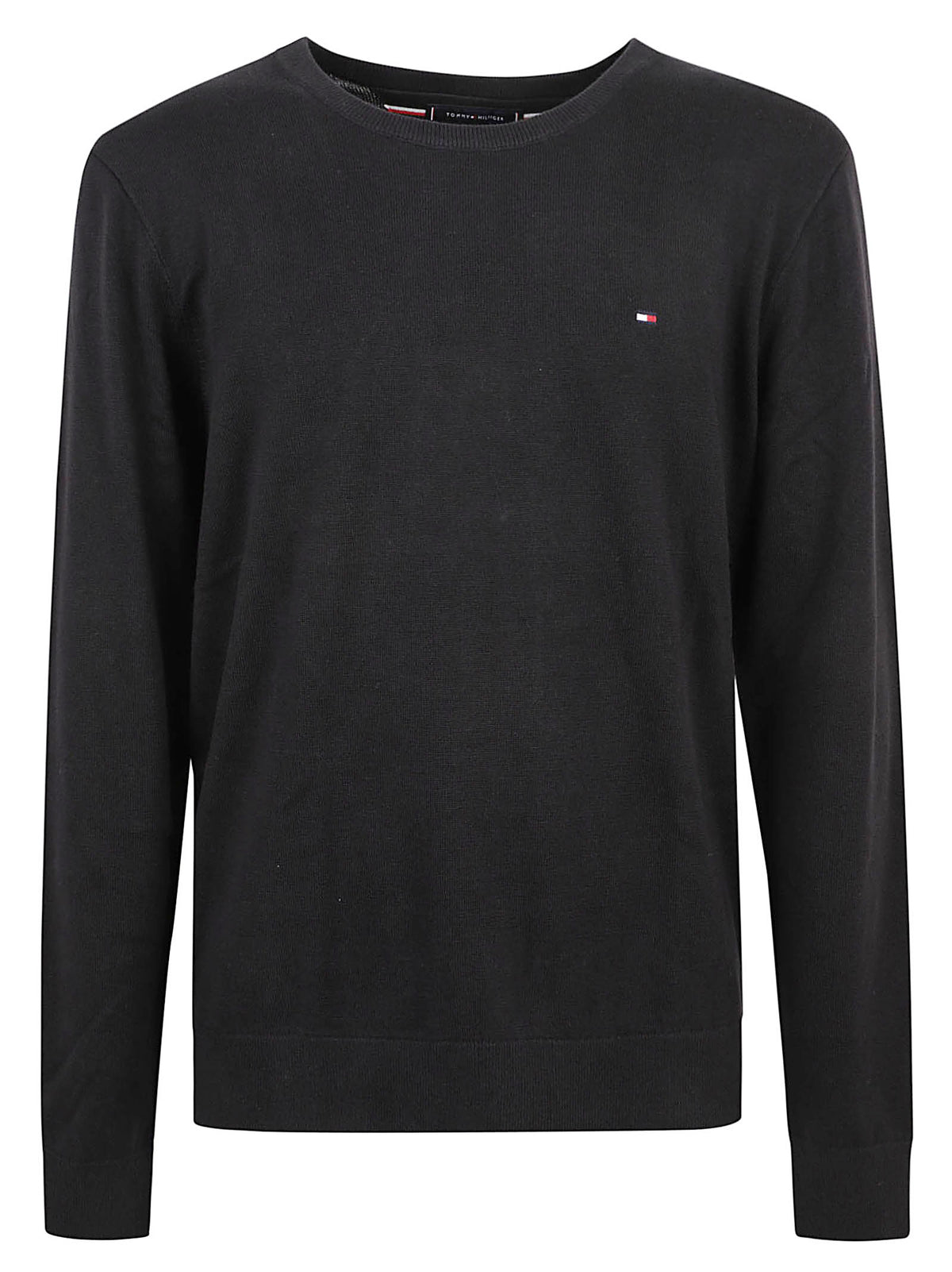 MAGLIONE UOMO GIROCOLLO CORE ESSENTIAL COTTON CREW - TOMMY HILFIGER<BR/> MW0MW14748 BDS  TOMMY 1 LINEA 