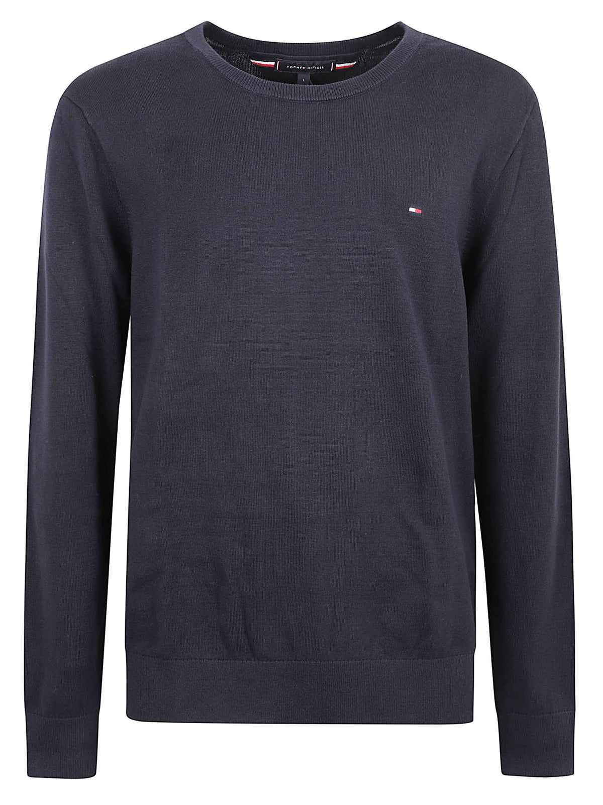MAGLIONE UOMO GIROCOLLO CORE ESSENTIAL COTTON CREW - TOMMY HILFIGER<BR/> MW0MW14748 DW5  TOMMY 1 LINEA 