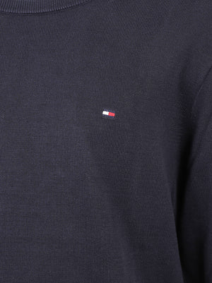MAGLIONE UOMO GIROCOLLO CORE ESSENTIAL COTTON CREW - TOMMY HILFIGER<BR/> MW0MW14748 DW5  TOMMY 1 LINEA 