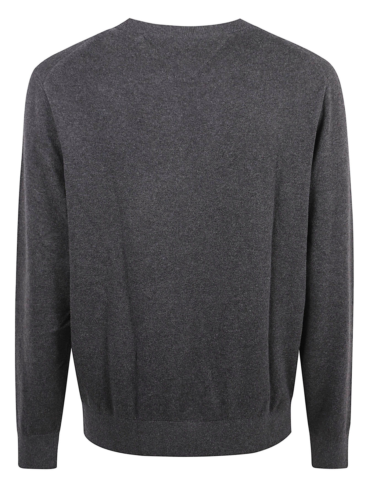 MAGLIONE UOMO GIROCOLLO PIMA ORG CTN CASHMERE - TOMMY HILFIGER MW0MW28046 P92 DARK GREY HEATHER TOMMY 1 LINEA 