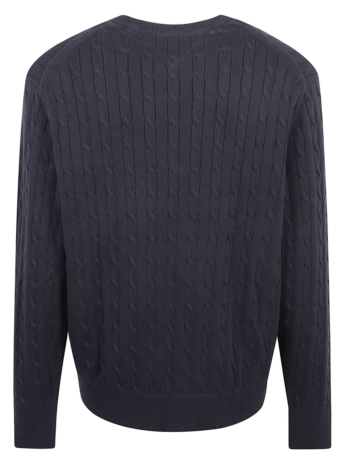 MAGLIONE UOMO GIROCOLLO CLASSIC COTTON - TOMMY HILFIGER<BR/> MW0MW33132 DW5 NAVY BLUE TOMMY 1 LINEA 