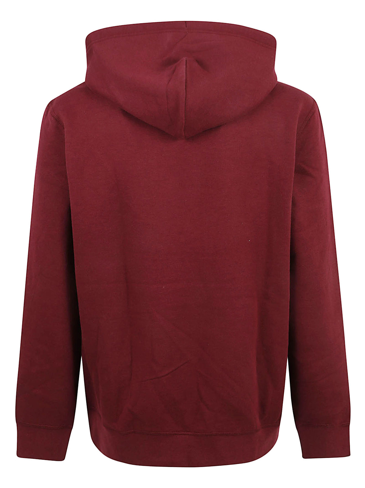 FELPA UOMO CON CAPPUCCIO ESS SEASONAL FLEECE HOODY - TOMMY HILFIGER<BR/> MW0MW39997 VLP BURGUNDY TOMMY 1 LINEA 