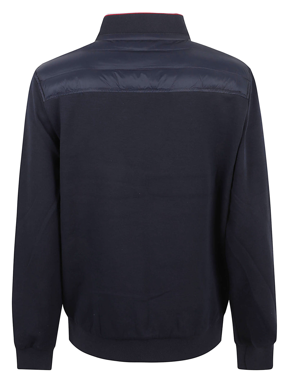 GIACCA UOMO MIX MEDIA ESS RWB STAND COLLAR - TOMMY HILFIGER MW0MW41329 DW5 NAVY BLUE TOMMY 1 LINEA 
