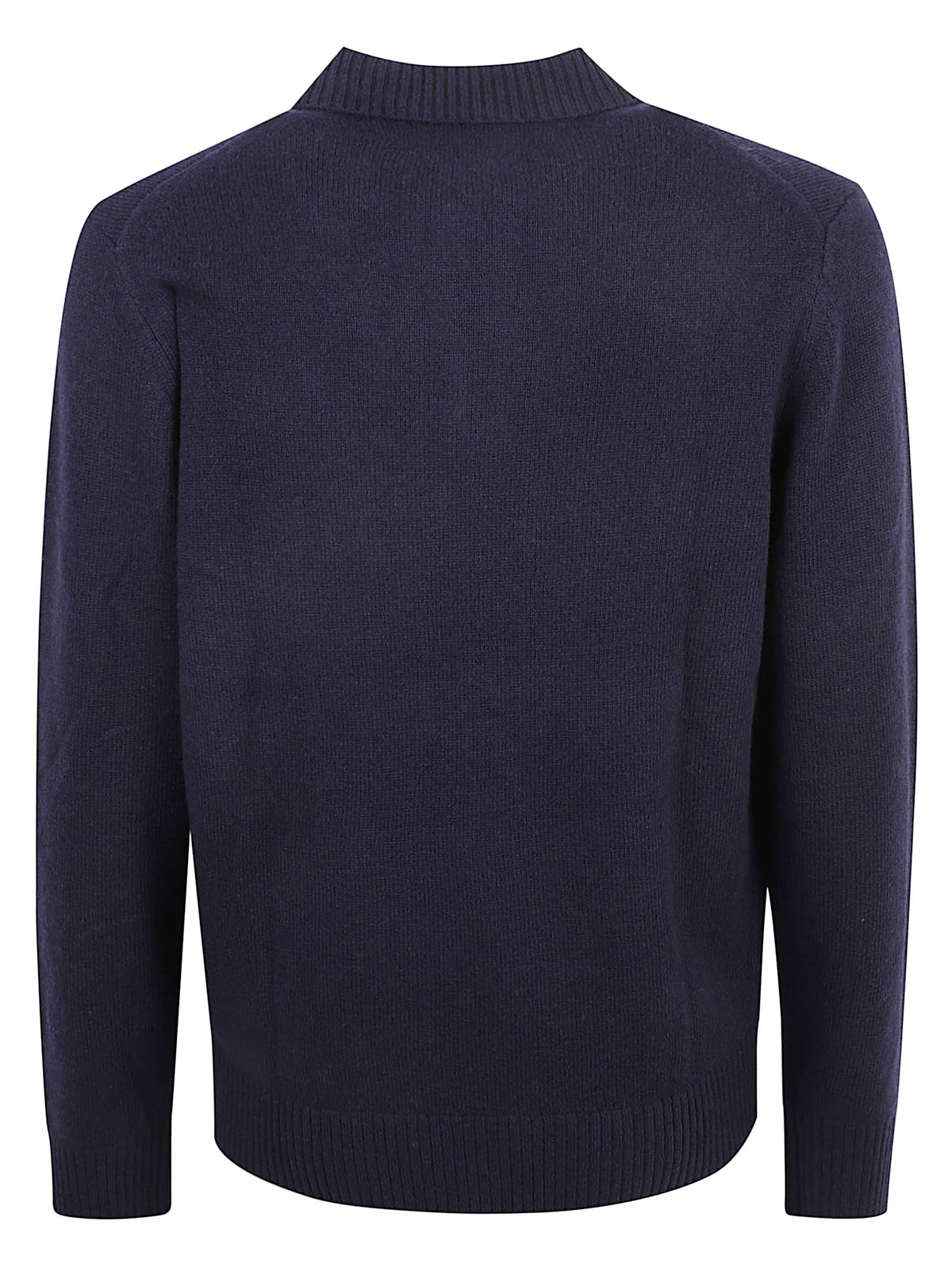 MAGLIONE POLO UOMO LAMBSWOOL LS POLO - TOMMY HILFIGER<BR/> MW0MW44785 DW5 NAVY BLUE TOMMY 1 LINEA 