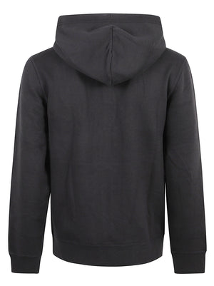 FELPA UOMO CON CAPPUCCIO ESSENTIAL FLEECE HOODED REG ZT - TOMMY HILFIGER <BR/> MW0MW44931 BDS Black TOMMY 1 LINEA 