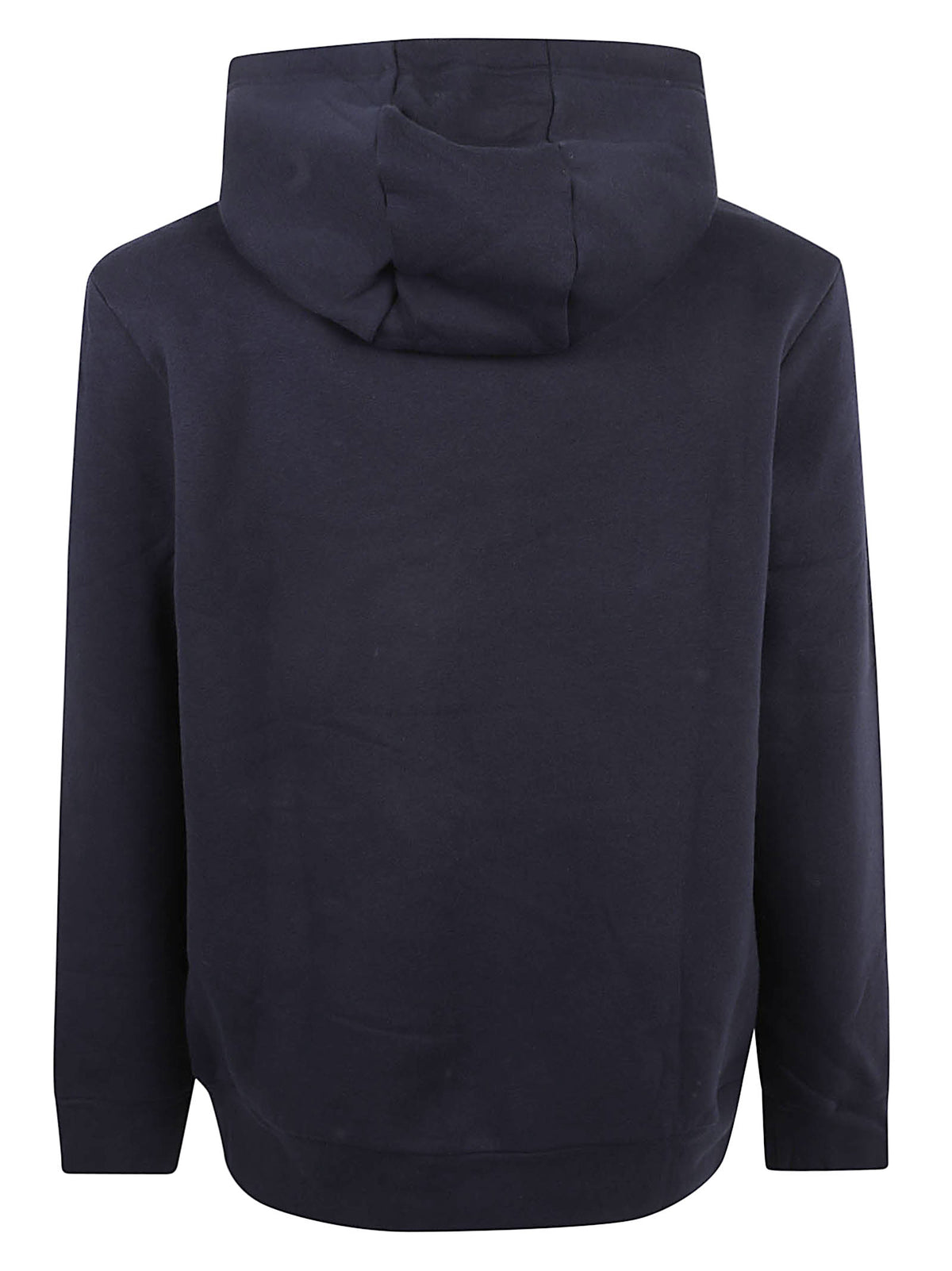 FELPA UOMO CON CAPPUCCIO STACK REG FLEECE HOODIE - TOMMY HILFIGER <BR/> MW0MW44937 DW5 NAVY BLUE TOMMY 1 LINEA 