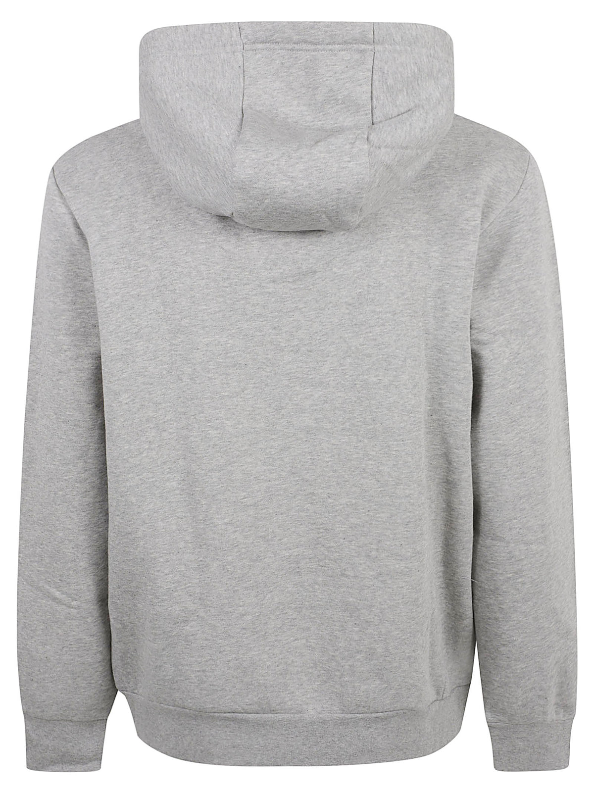 FELPA UOMO CON CAPPUCCIO STACK REG FLEECE HOODIE - TOMMY HILFIGER <BR/> MW0MW44937 P01 Light Grey Heather TOMMY 1 LINEA 