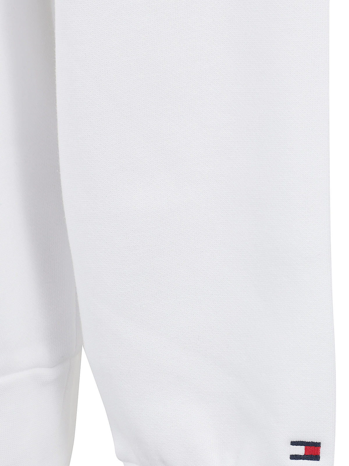 FELPA UOMO CON CAPPUCCIO STACK REG FLEECE HOODIE - TOMMY HILFIGER MW0MW44937 YBR White TOMMY 1 LINEA 