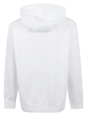 FELPA UOMO CON CAPPUCCIO STACK REG FLEECE HOODIE - TOMMY HILFIGER MW0MW44937 YBR White TOMMY 1 LINEA 