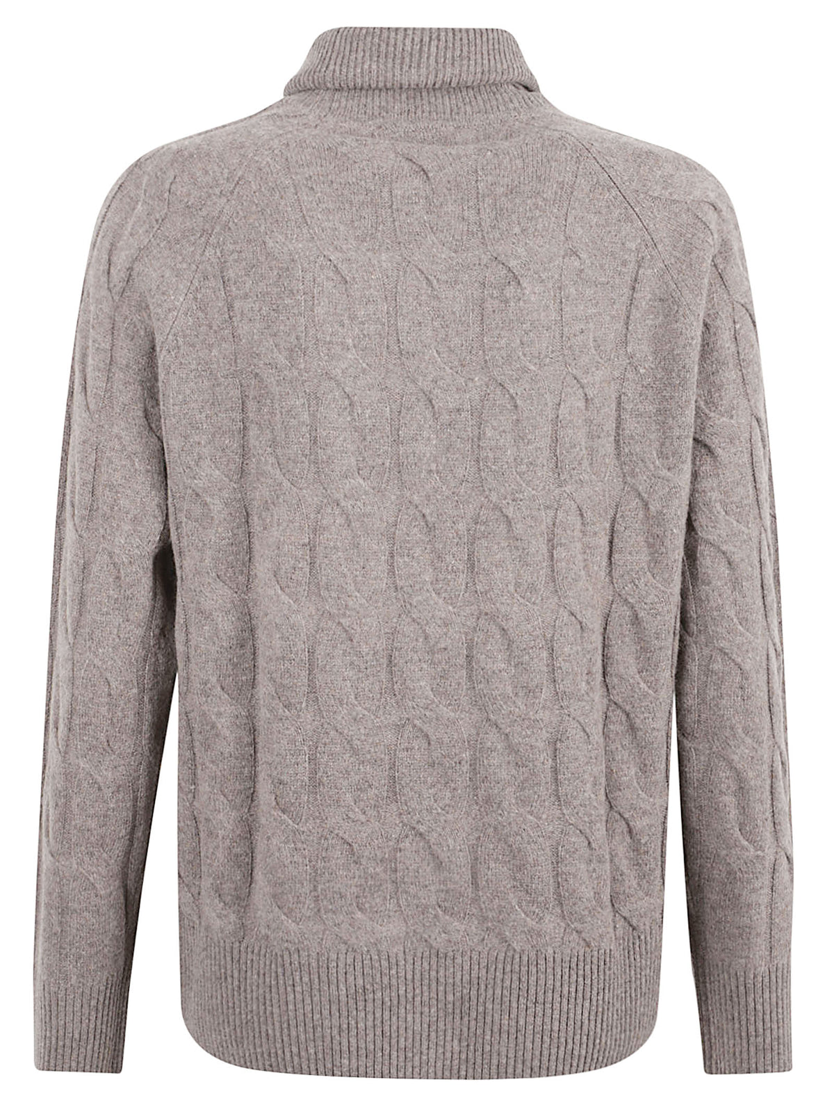 MAGLIONE DONNA COLLO ALTO  SOFT WOOLCABLE ROLL-NK LS - TOMMY HILFIGER WW0WW46791 HH9 HOT COCO HEATHER TOMMY 1 LINEA 