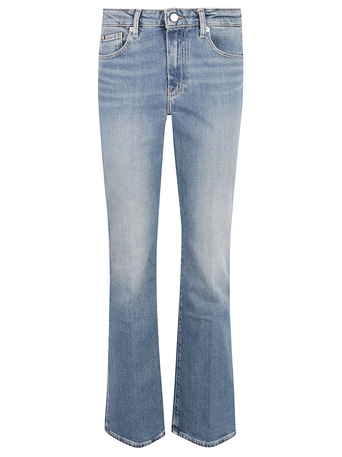 JEANS DONNA SKYE MID RISE BOOTCUT - TOMMY HILFIGER<BR/> WW0WW52183 1A8 OCEAN TOMMY 1 LINEA 