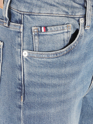 JEANS DONNA SKYE MID RISE BOOTCUT - TOMMY HILFIGER<BR/> WW0WW52183 1A8 OCEAN TOMMY 1 LINEA 