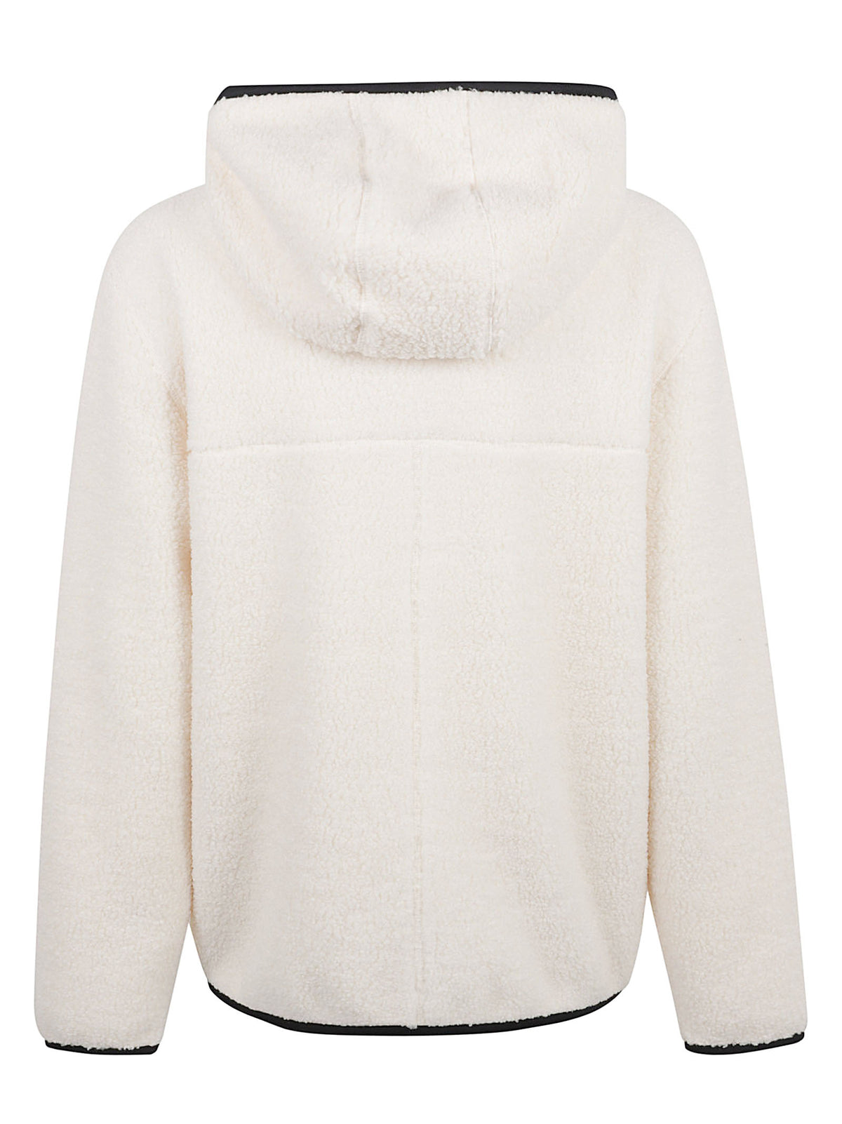 GIACCA UOMO CON CAPPUCCIO REG BADGE TEDDY ZIP - TOMMY JEANS<BR/> DM0DM19224 AEF CREAM TOMMY HILFIGER 