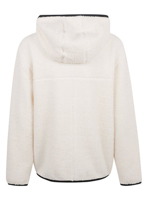 GIACCA UOMO CON CAPPUCCIO REG BADGE TEDDY ZIP - TOMMY JEANS<BR/> DM0DM19224 AEF CREAM TOMMY HILFIGER 