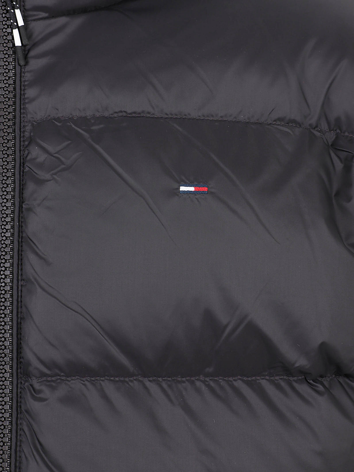 GIACCA UOMO CON CAPPUCCIO ESSENTIAL DOWN JACKET - TOMMY JEANS<BR/> DM0DM19786 BDS Black TOMMY HILFIGER 
