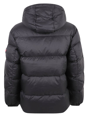 GIACCA UOMO CON CAPPUCCIO ESSENTIAL DOWN JACKET - TOMMY JEANS<BR/> DM0DM19786 BDS Black TOMMY HILFIGER 