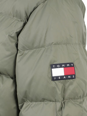 GIACCA UOMO CON CAPPUCCIO ESSENTIAL DOWN JACKET - TOMMY JEANS DM0DM19786 M04 ROCKY MOUNTAIN TOMMY HILFIGER 