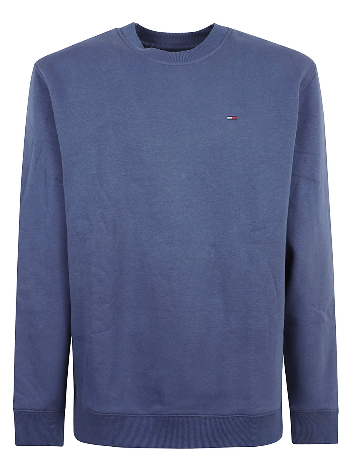 FELPA UOMO GIROCOLLO REG S FLAG - TOMMY JEANS DM0DM20741 DB7 BASIC NAVY TOMMY HILFIGER 