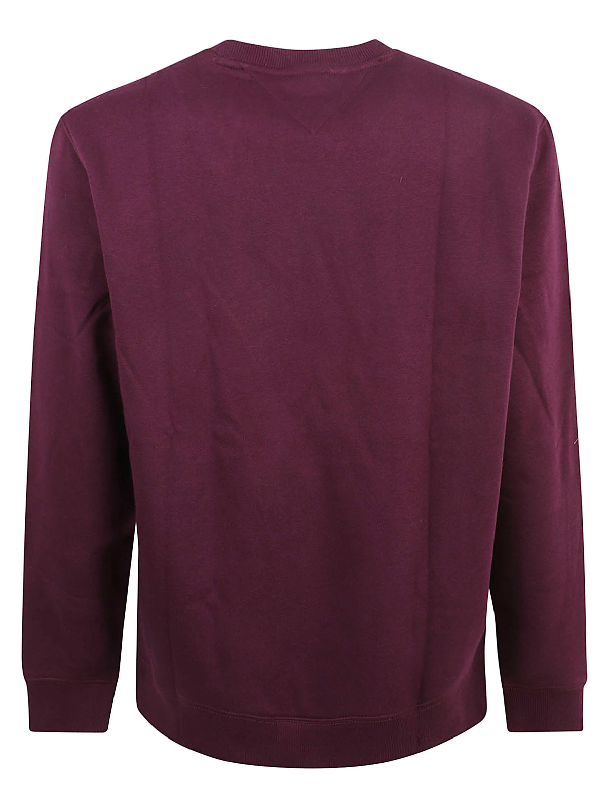 FELPA UOMO GIROCOLLO REG S FLAG - TOMMY JEANS<BR/> DM0DM20741 V11 CALIPSO BERRY TOMMY HILFIGER 