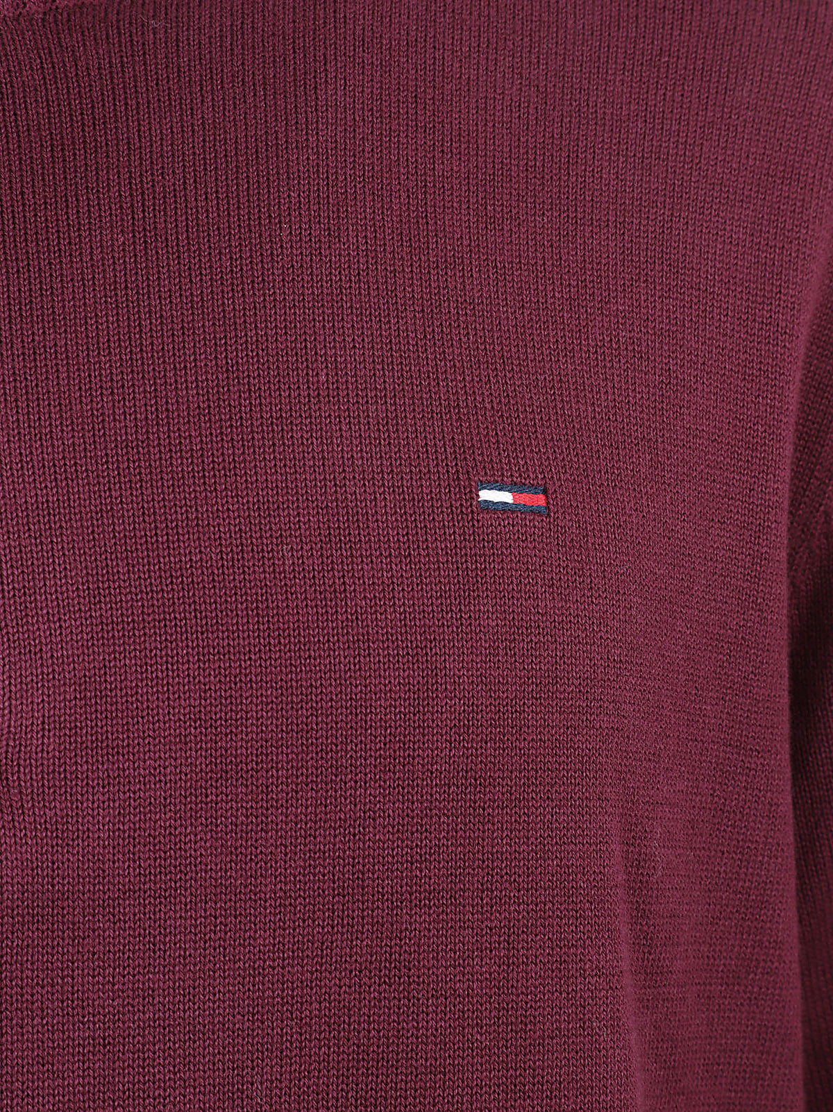 MAGLIONE UOMO SLIM ESS LIGHT 1/4 ZIP - TOMMY JEANS DM0DM21654 V11 CALYPSO BERRY TOMMY HILFIGER 