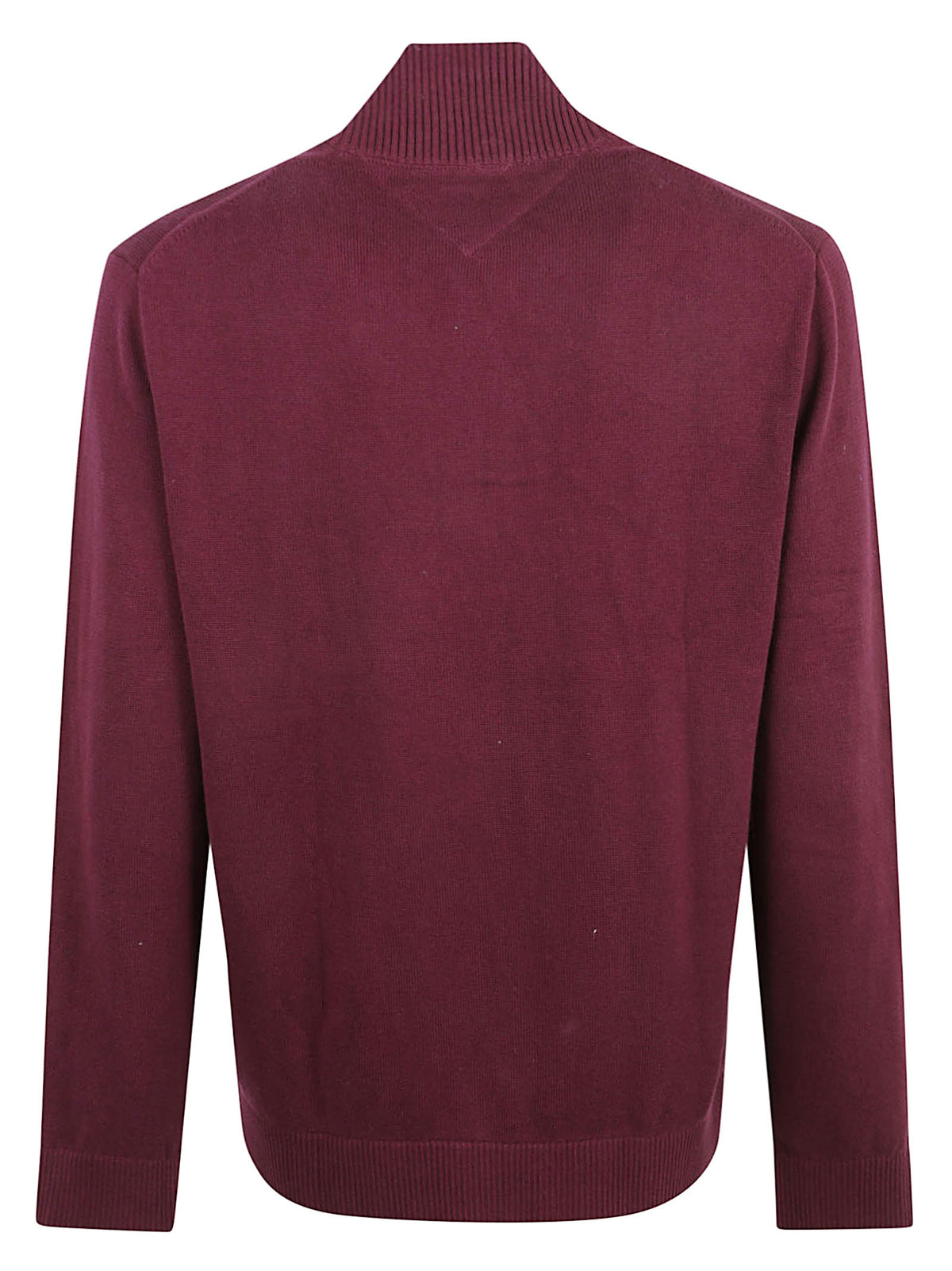 MAGLIONE UOMO SLIM ESS LIGHT 1/4 ZIP - TOMMY JEANS DM0DM21654 V11 CALYPSO BERRY TOMMY HILFIGER 