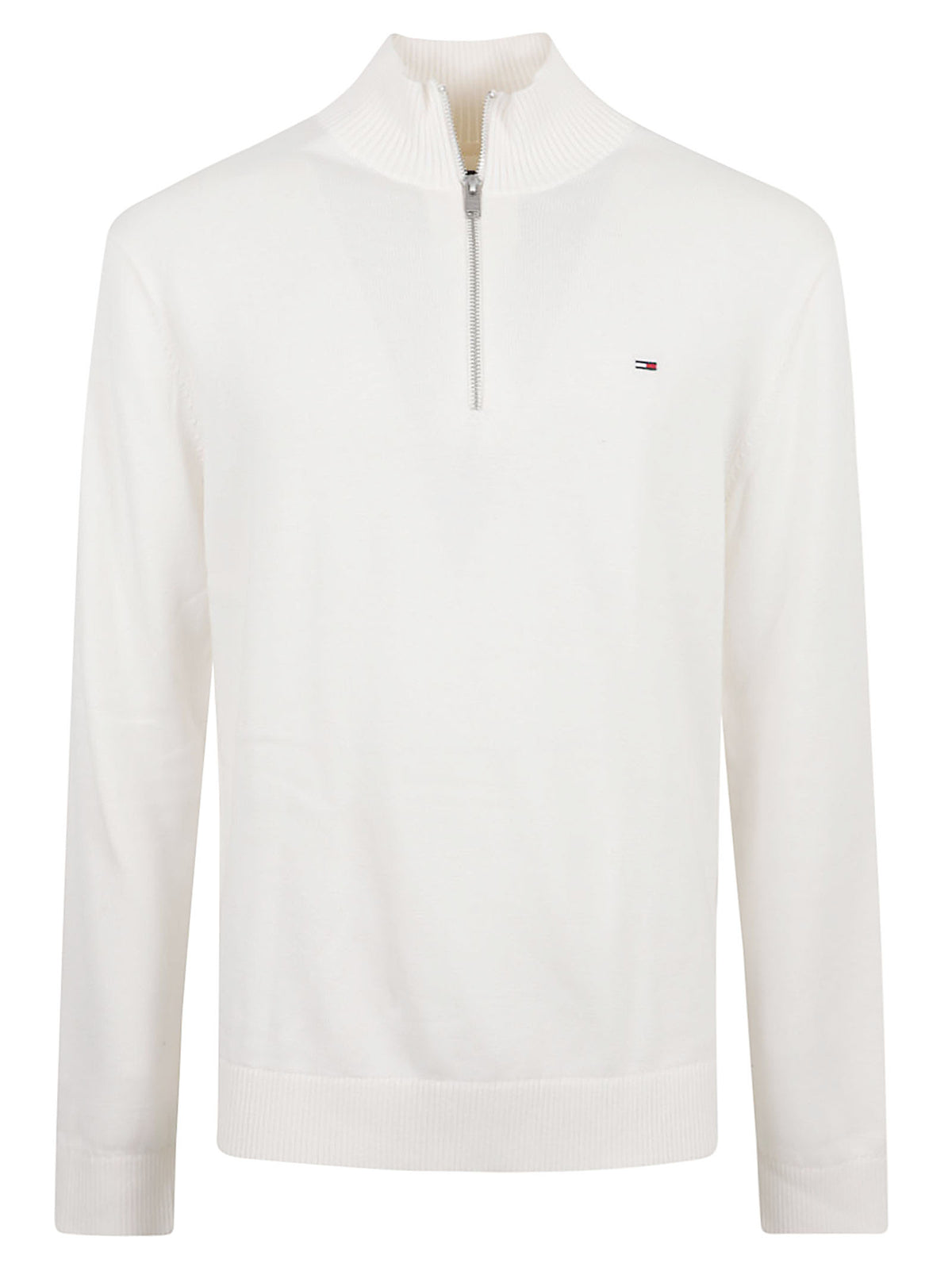 MAGLIONE UOMO SLIM ESS LIGHT 1/4 ZIP - TOMMY JEANS <BR/> DM0DM21654 YBH OFF WHITE TOMMY HILFIGER 