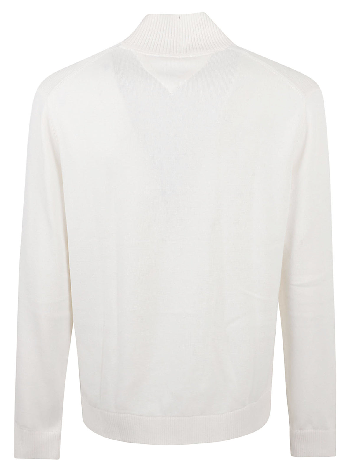 MAGLIONE UOMO SLIM ESS LIGHT 1/4 ZIP - TOMMY JEANS <BR/> DM0DM21654 YBH OFF WHITE TOMMY HILFIGER 