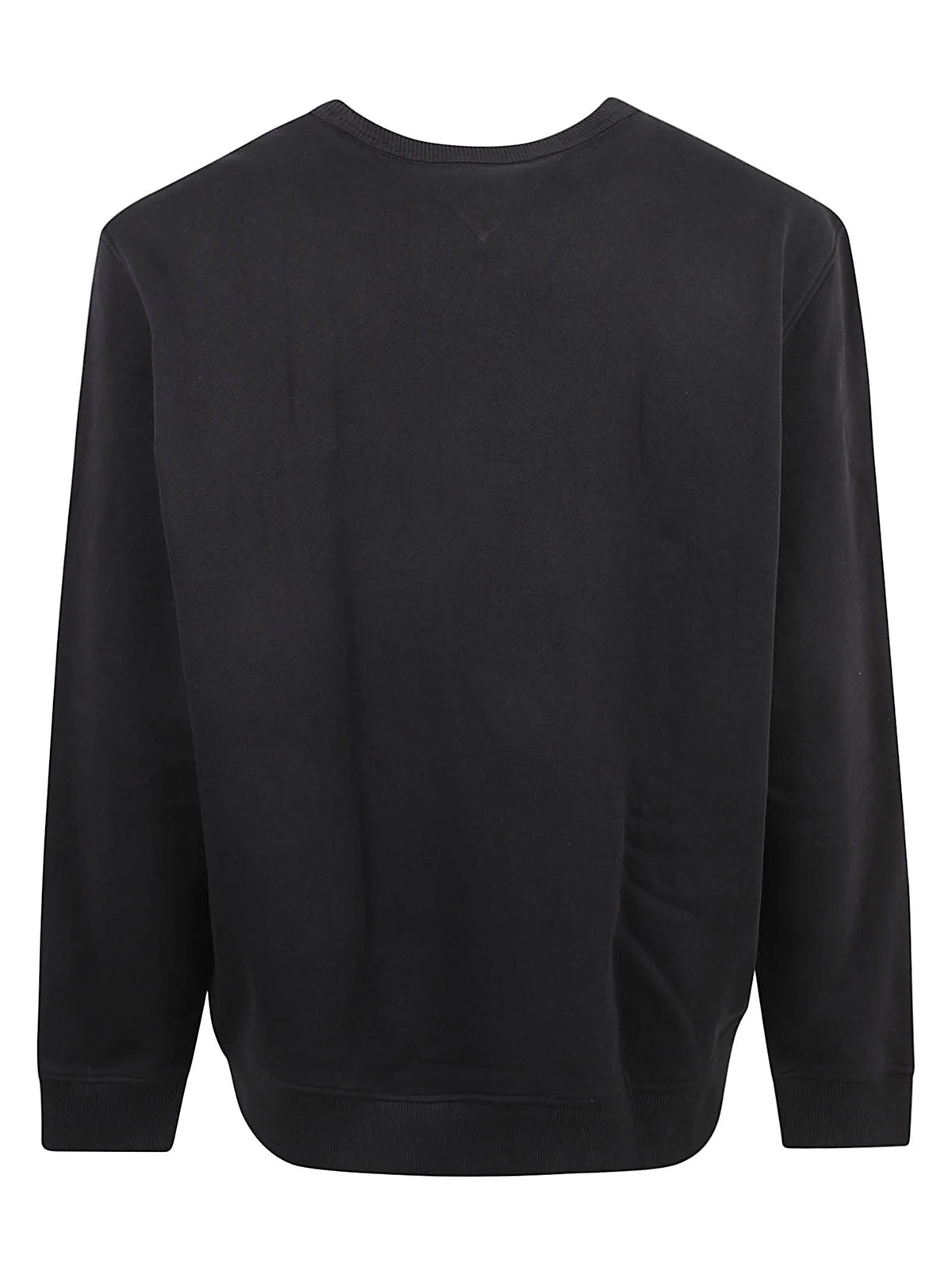FELPA UOMO GIROCOLLO REG BADGE - TOMMY JEANS DM0DM21921 BDS Black TOMMY HILFIGER 
