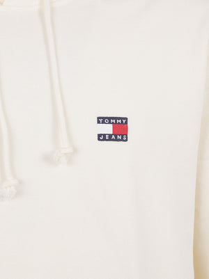 FELPA UOMO CON CAPPUCCIO REG BADGE - TOMMY JEANS<BR/> DM0DM21922 AEF CALICO TOMMY HILFIGER 