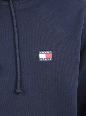 FELPA UOMO CON CAPPUCCIO REG BADGE - TOMMY JEANS DM0DM21922 C1G DARK NIGHT NAVY TOMMY HILFIGER 