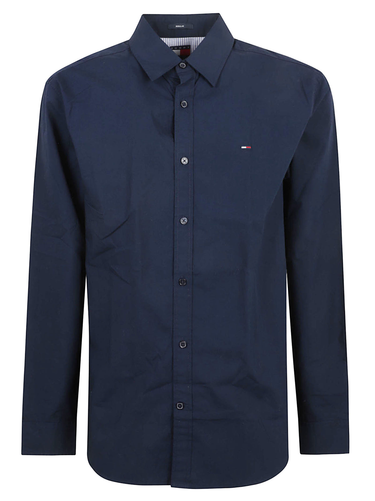 CAMICIA UOMO REG POPLIN - TOMMY JEANS<BR/> DM0DM22026 C1G DARK NIGHT NAVY TOMMY HILFIGER 