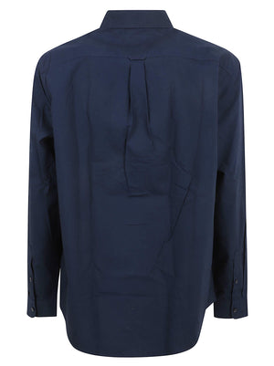 CAMICIA UOMO REG POPLIN - TOMMY JEANS<BR/> DM0DM22026 C1G DARK NIGHT NAVY TOMMY HILFIGER 