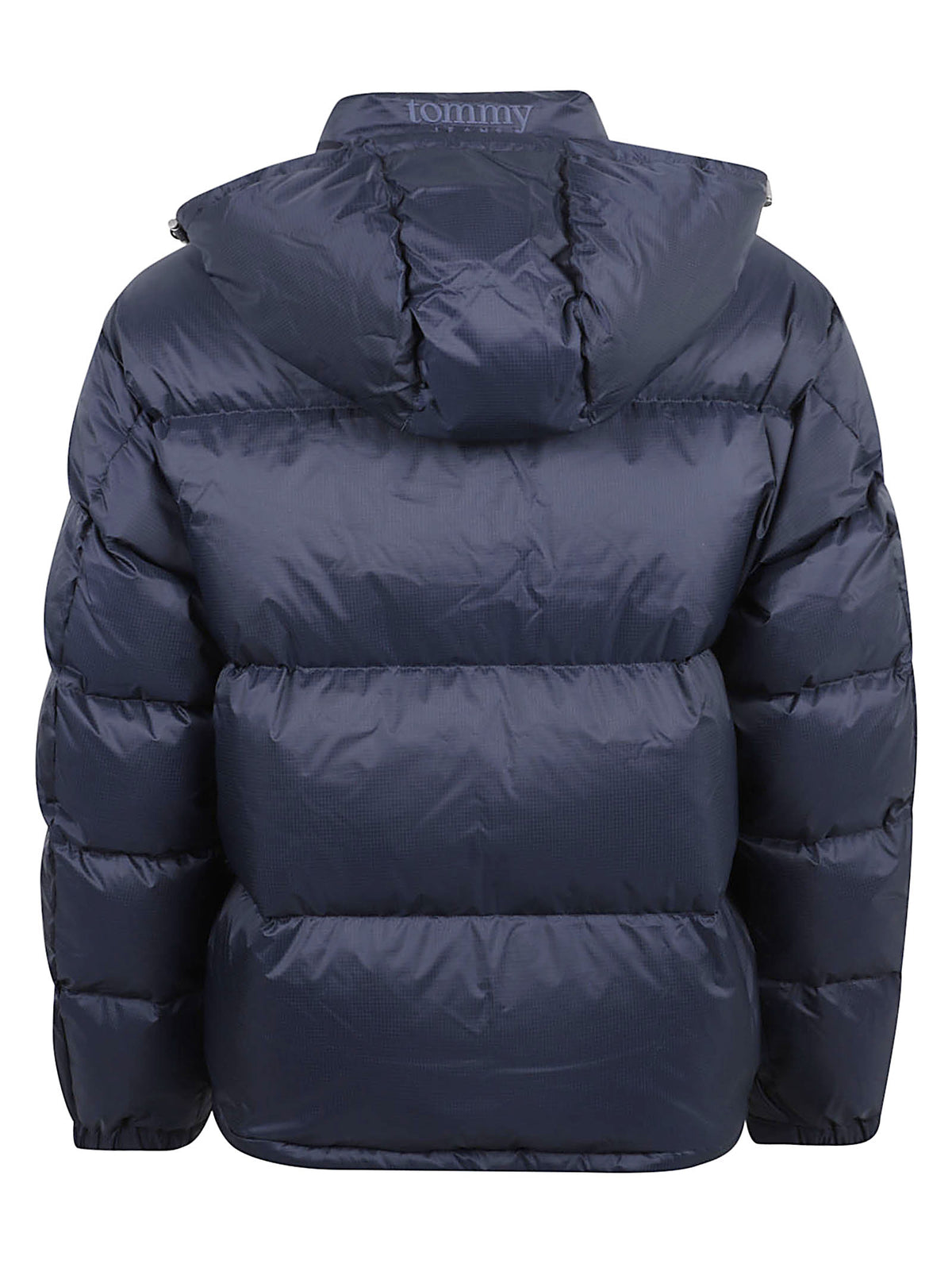 GIACCA UOMO CON CAPPUCCIO ALASKA - TOMMY JEANS DM0DM22036 C1G DARK BLUE TOMMY HILFIGER 