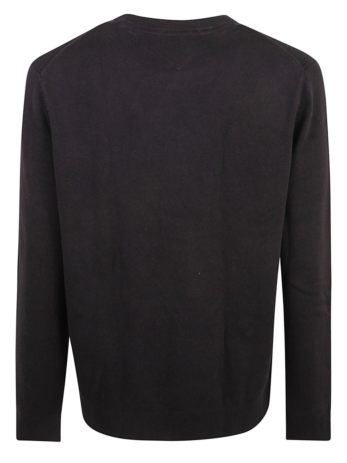 MAGLIONE UOMO GIROCOLLO SLIM ESS LIGHT - TOMMY JEANS <BR/> DM0DM22853 BDS Black TOMMY HILFIGER 