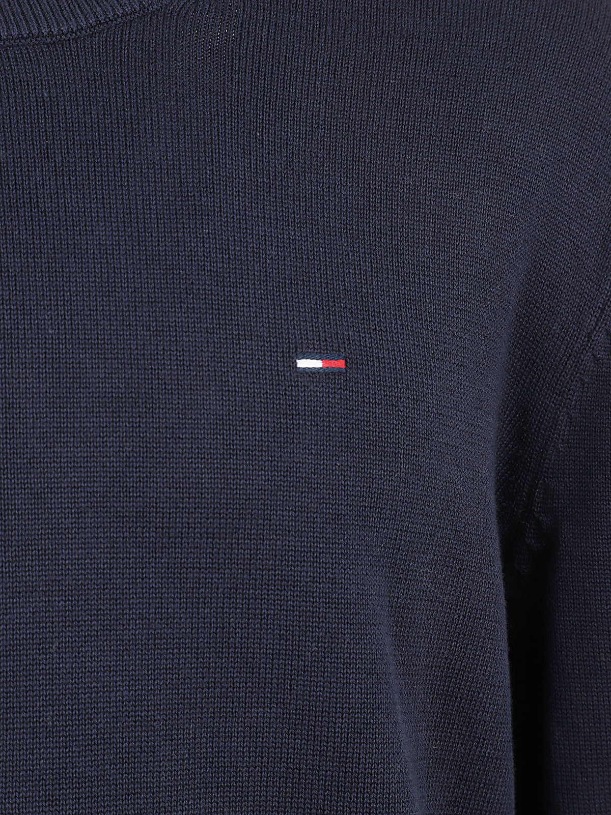 MAGLIONE UOMO GIROCOLLO SLIM ESS LIGHT - TOMMY JEANS <BR/> DM0DM22853 C1G DARK NIGHT NAVY TOMMY HILFIGER 