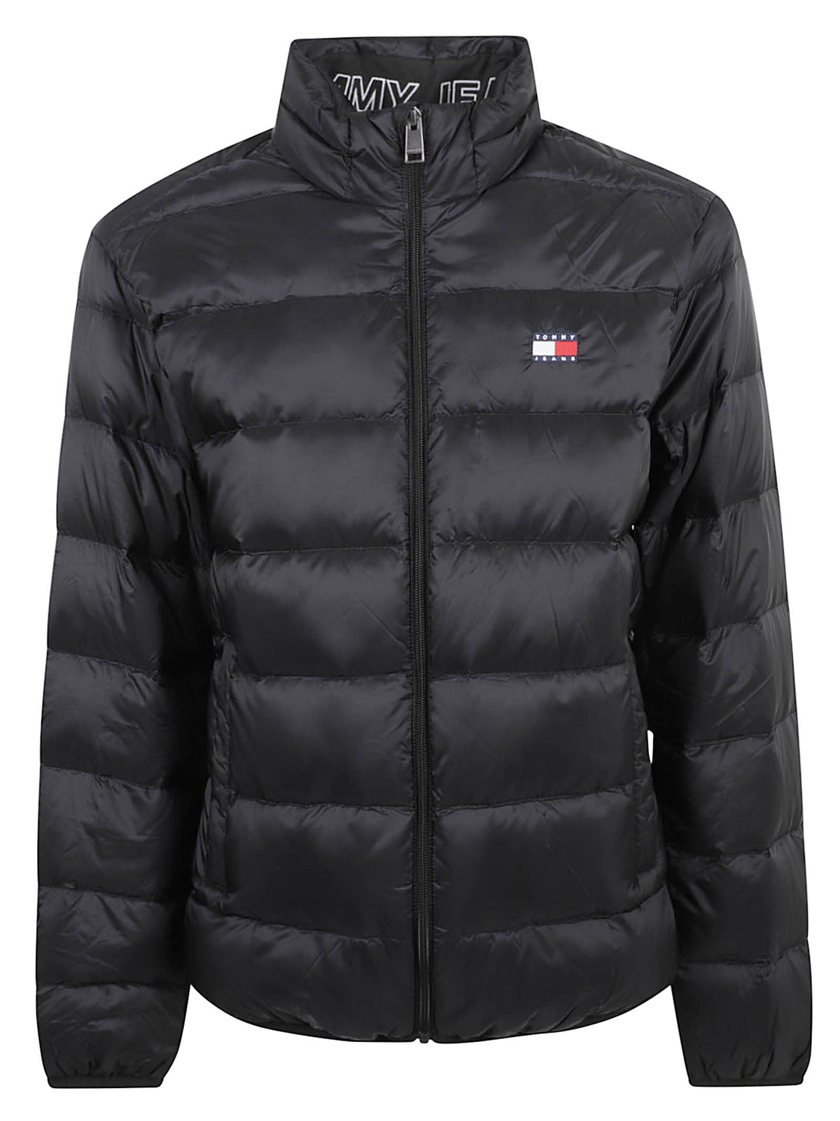 GIACCA UOMO PIUMINO LIGHT DOWN PACKABLE JACKET - TOMMY JEANS<BR/> DM0DM23231 BDS Black TOMMY HILFIGER 