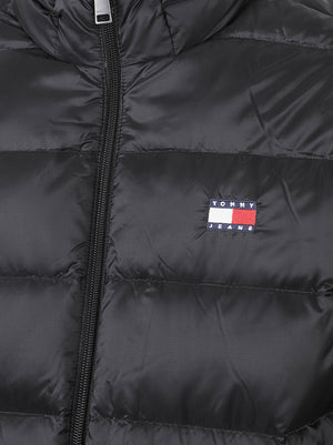 GIACCA UOMO PIUMINO LIGHT DOWN PACKABLE JACKET - TOMMY JEANS<BR/> DM0DM23231 BDS Black TOMMY HILFIGER 