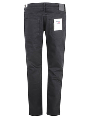 JEANS UOMO SCANTON SLIM - TOMMY JEANS DM0DM23478 1BZ DENIM BLACK TOMMY HILFIGER 