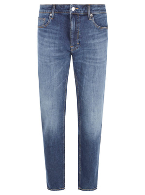 JEANS UOMO SCANTON SLIM - TOMMY JEANS<BR/> DM0DM23479 1BK DENIM DARK TOMMY HILFIGER 