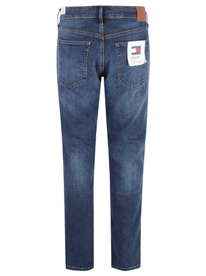 JEANS UOMO SCANTON SLIM - TOMMY JEANS<BR/> DM0DM23479 1BK DENIM DARK TOMMY HILFIGER 