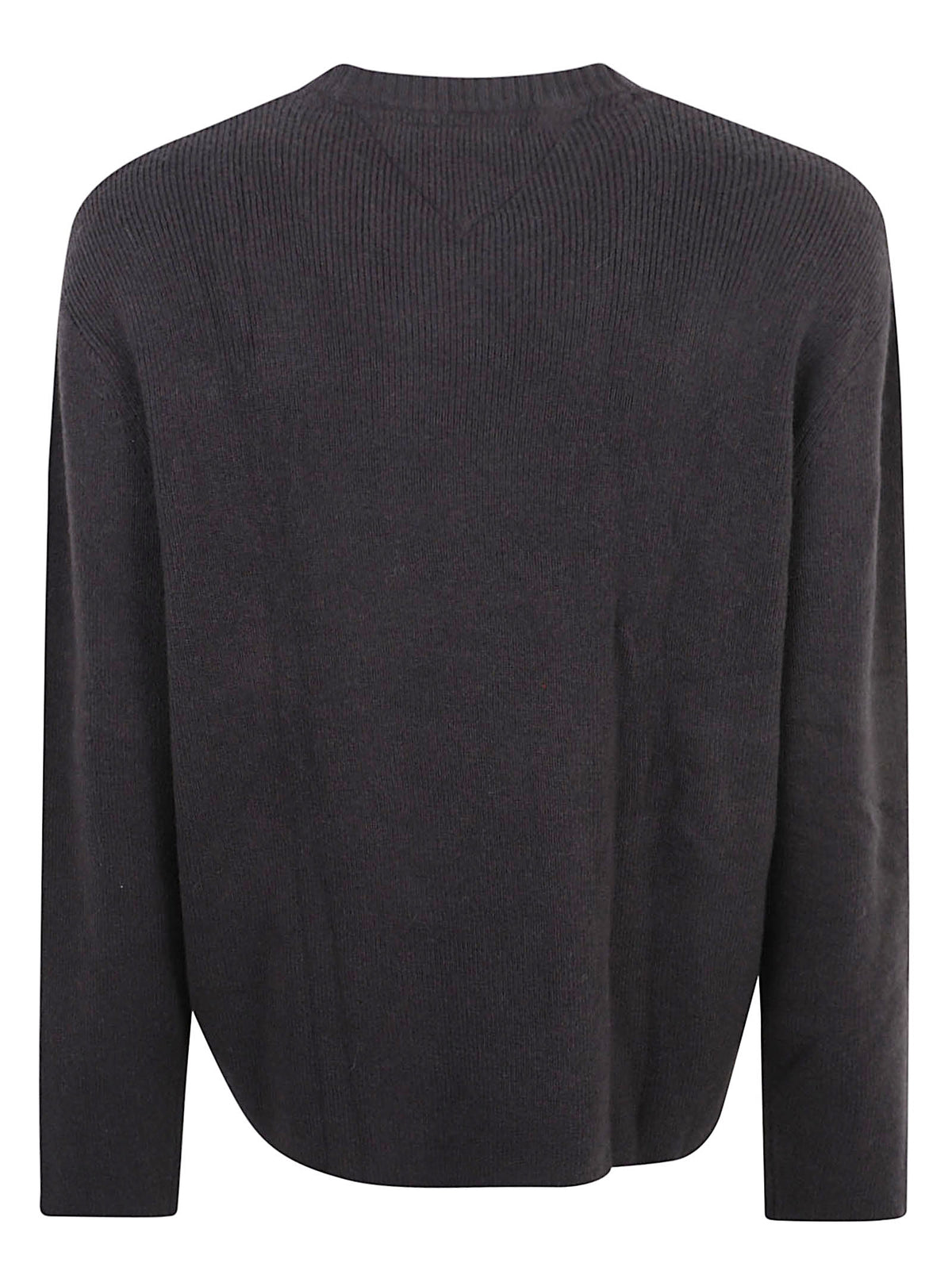 MAGLIONE UOMO GIROCOLLO REG WOOL MIX - TOMMY JEANS<BR/> DM0DM23572 BDS Black TOMMY HILFIGER 
