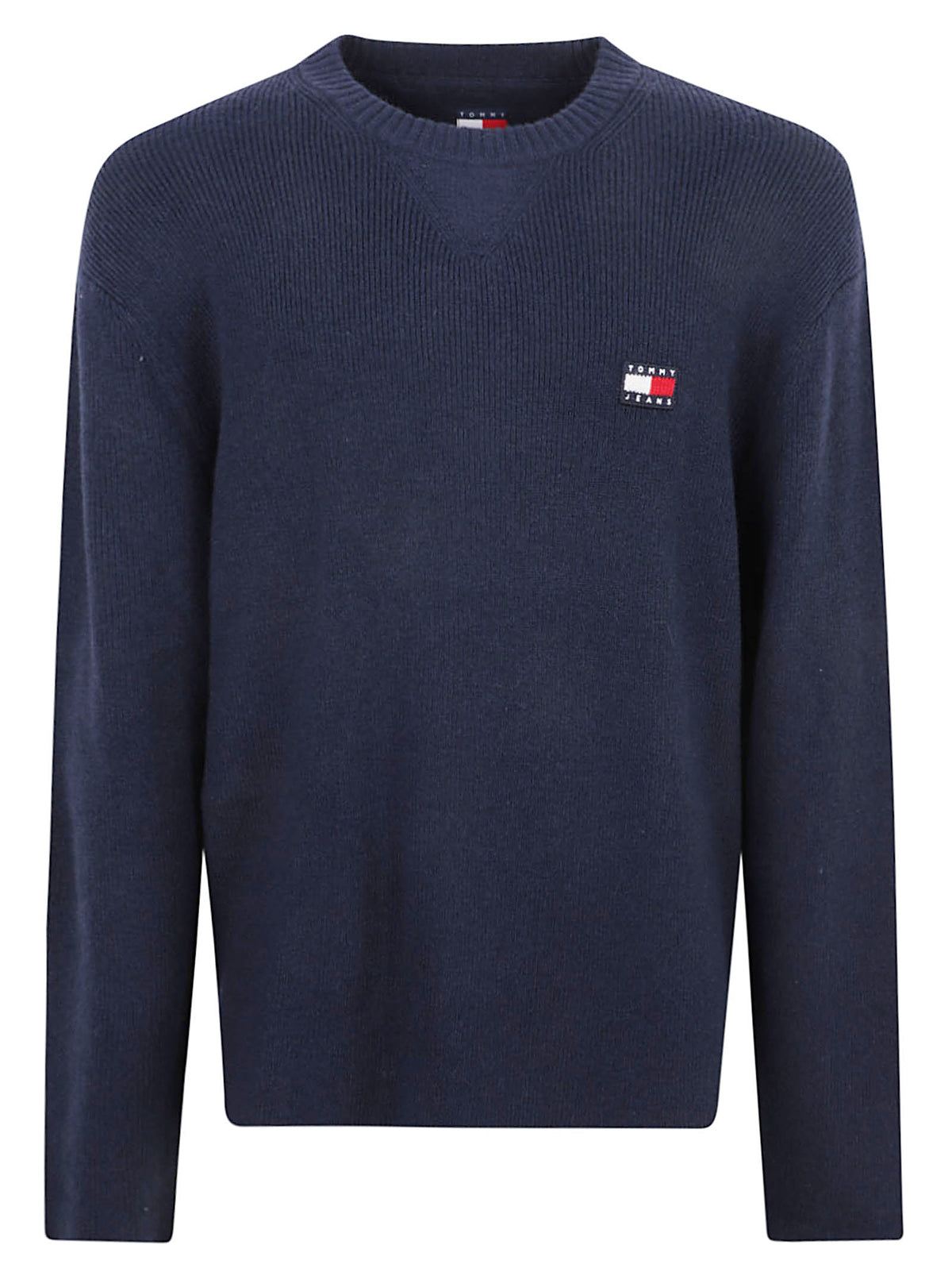 MAGLIONE UOMO GIROCOLLO REG WOOL MIX - TOMMY JEANS DM0DM23572 C1G DARK BLUE TOMMY HILFIGER 