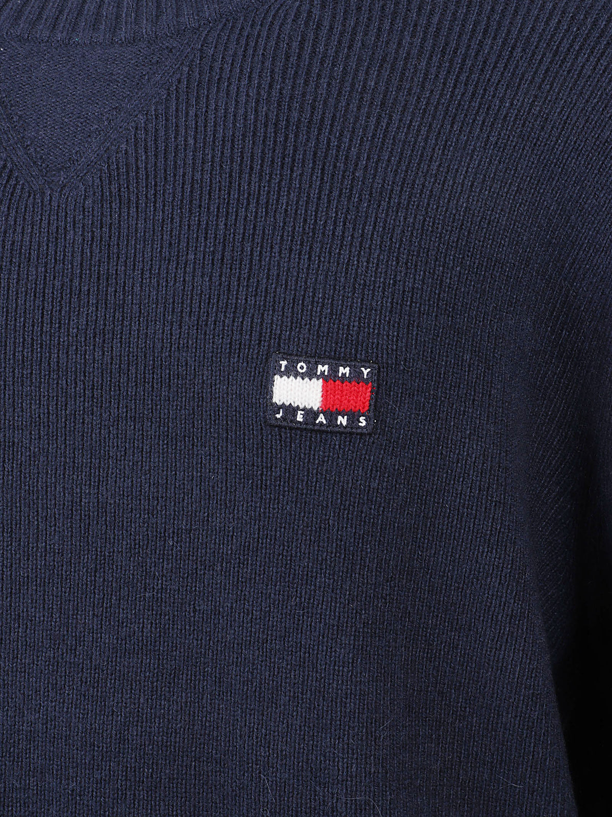MAGLIONE UOMO GIROCOLLO REG WOOL MIX - TOMMY JEANS DM0DM23572 C1G DARK BLUE TOMMY HILFIGER 