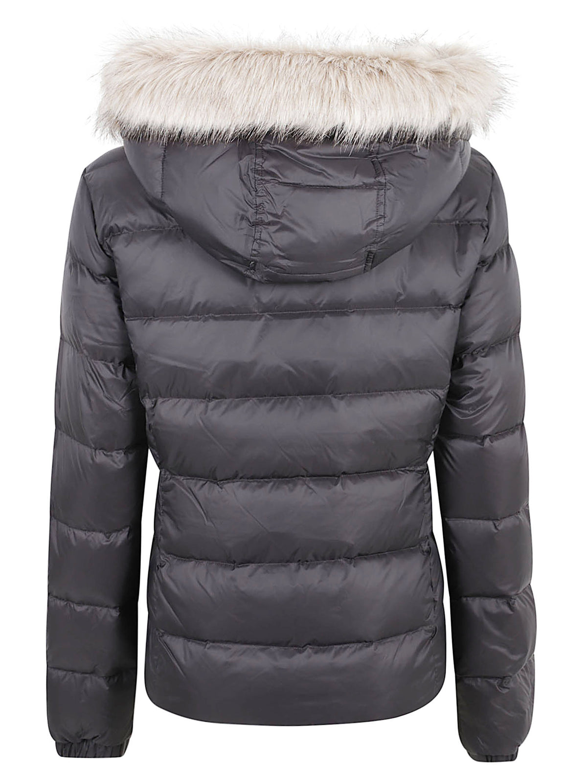 GIACCA DONNA CON CAPPUCCIO TJW BASIC HOODED DOWN JACKET EXT - TOMMY JEANS DW0DW18312 BDS Black TOMMY HILFIGER 