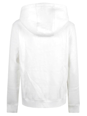 FELPA DONNA CON CAPPUCCIO TJW REG S FLAG ZIP - TOMMY JEANS<BR/> DW0DW19729 YBL Ecru TOMMY HILFIGER 