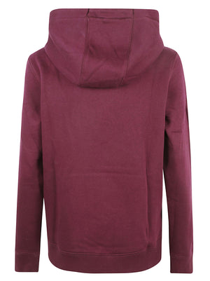 FELPA DONNA CON CAPPUCCIO TJW REG S FLAG - TOMMY JEANS<BR/> DW0DW19958 V11 CALYPSO BERRY TOMMY HILFIGER 