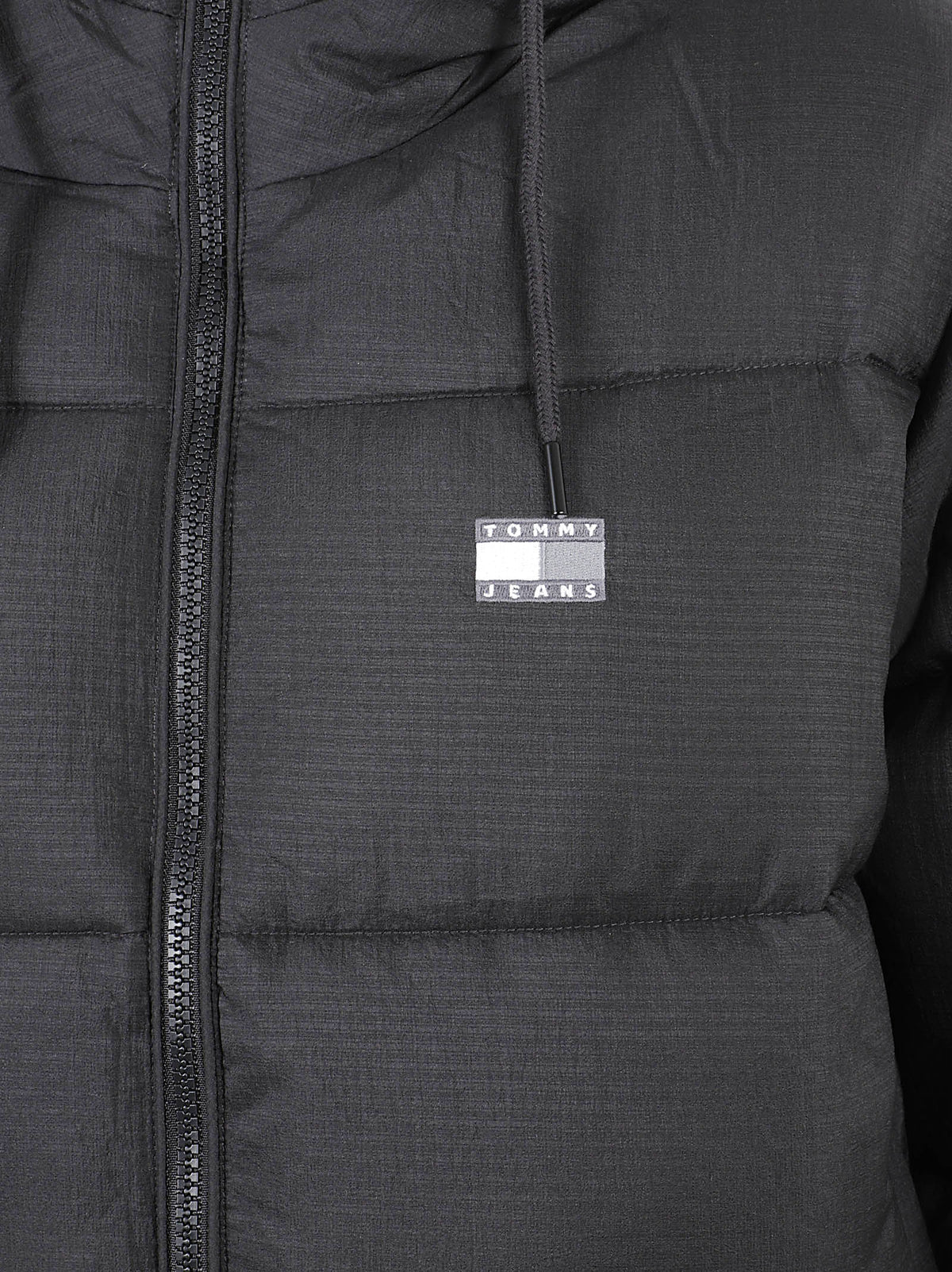GIACCA DONNA IMBOTTITA TJW HOODED PUFFER JACKET - TOMMY JEANS <BR/> DW0DW21625 BDS Black TOMMY HILFIGER 
