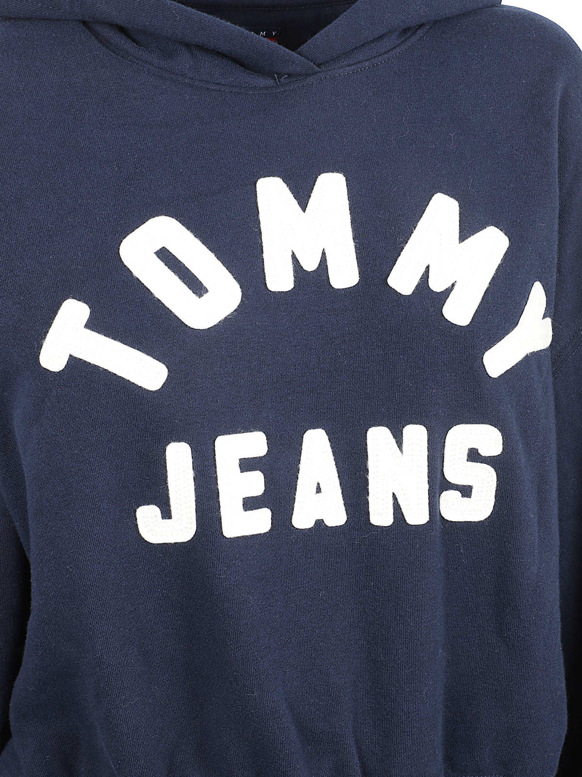 FELPA DONNA CON CAPPUCCIO TJW OVS SH TOMMY ARCH - TOMMY JEANS DW0DW23455 C1G DARK BLUE TOMMY HILFIGER 